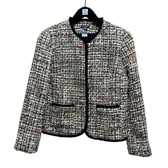 🌟NEW🌟Ann Taylor🌟Winter Linen Shimmer Jacket - Picture 1 of 2